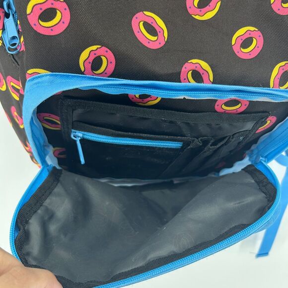 OFWGKTA Odd Future Donut 3 Compartment  Backpack Black Blue Pink School Bag - Picture 8 of 11